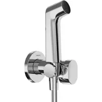 Hansgrohe Handbrause Bidette S f.Warmwasser m. Schlauch 1250mm und Porter chrom