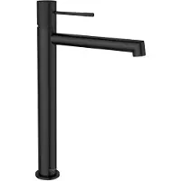 Sapho Solaria Waschtischarmatur, hoch, Schwarz matt