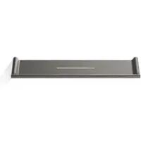 DECOR WALTHER Badezimmerablage Mikado ABL40 Matt Dunkelgrau Metall PVD 40 cm