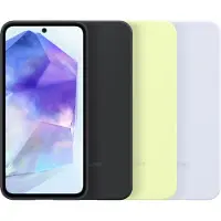 Samsung Original Galaxy A55 Hülle - Silikon - Backcover/Soft Case - Hellgrün