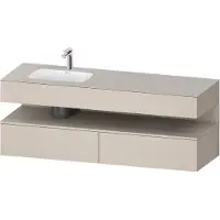 Duravit Einbauwaschtisch-Möbel-Set Qatego 160x50x60cm, Kon-WTU, B, B l, T m/ta ma