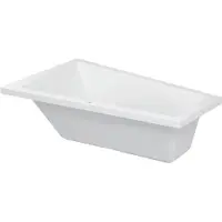 Duravit Badewanne Paiova 170x100x46cm, EB-Version, 1 RS li, weiß