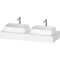 Duravit Konsole Qatego 140x55x17cm, w m, 2 A., Beck. beids.