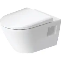 Duravit Wand-Tiefspül-WC D-NEO rimless weiß weiß
