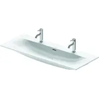 Duravit DU Möbelwaschtisch Viu 1230mm, Weiß m.ÜL, m.HLB,2 HL, 1 Becken, WGL