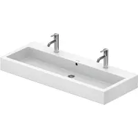Duravit Waschtisch VERO m ÜL HLB 1200x470mm geschl 2 HL we WG