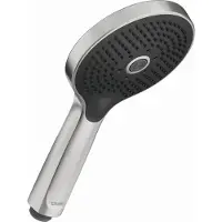 Duravit Handbrause 120 3 jet Click! MinusFlow ES gebürstet edelstahl gebürstet