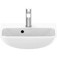 Duravit Handwaschbecken ME by Starck m ÜL m HLB 450x320mm 1 Hahnloch weiß weiß