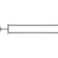 Duravit Starck T Handtuchhalter, 2-armig, 0099417000, Farbe: Edelstahl gebürstet