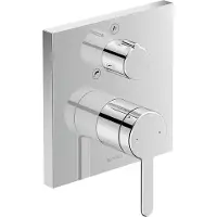 Duravit Fertigmontageset C.1 UP-WA.-EHM, eck, m Umst-V u Kom, chr