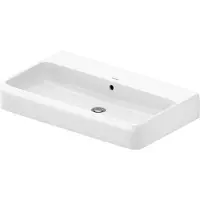 Duravit Aufsatzwaschtisch Qatego 80x47cm, w g HG, o HL, m Ü, HL, geschli.