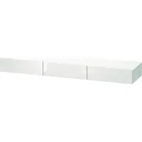 Duravit Schubkastenablage DURASTYLE 440x1800x150mm nussbaum dunkel/weiss matt