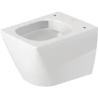 Duravit DU Wand-WC Viu Compact 480mm, Weiß Tiefspüler, rimless, Durafix, HYG