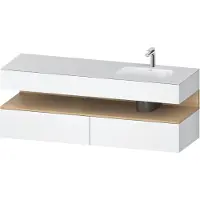 Duravit Einbauwaschtisch-Möbel-Set Qatego 160x50x60cm, Kon-WTU, B, B r, E na/we ma