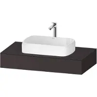 Duravit Konsole Qatego 100x55x17cm, graph matt, 1 Ausschnitt