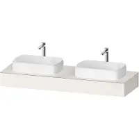 Duravit Konsole Qatego 160x55x17cm, w m, 2 A., Beck. beids.