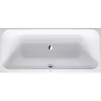 Duravit Badewanne Happy D.2 180 x 80 x 48 cm Einbauversion, 2 Rückenschrägen, weiß, 700314000000000