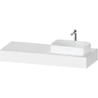 Duravit Konsole Qatego 140x55x17cm, we ma, 1 Ausschn, Beck. re