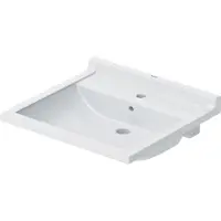 Duravit Unterfahrbarer Waschtisch Starck 3 Vital 60 x 54,5 cm weiß glänzend 0309600000