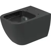 Duravit Wand-WC 540mm Happy D.2, Anthraz Anthrazit Matt, TS, rimless