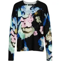 Desigual Nero Viskose Damenjersey