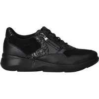 Waldlaufer K-Funky sportlicher Schnürer Schwarz | Gr.: 38