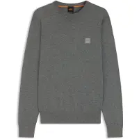 BOSS für Herren. 50527583 Kanovano Pullover grau (XXL), Lässig, Baumwolle