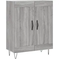 vidaXL Sideboard Grau Sonoma 69,5x34x90 cm Holzwerkstoff