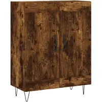 vidaXL Sideboard Räuchereiche 69,5x34x90 cm Holzwerkstoff