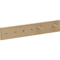 Hansgrohe Fertigmontageset RAINSELECT f UP-Thermostat 3 Verbr brushed bronze brushed bronze