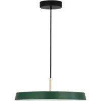 Nova Luce VETRO LED Pendelleuchte Grün 35W Warmweiss 120x50cm 910623