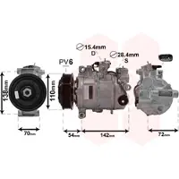 VAN WEZEL Kompressor, Klimaanlage 0600K495