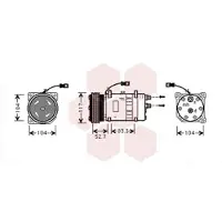 VAN WEZEL Kompressor, Klimaanlage 0900K222