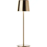 Brilliant LED-Akku-Tischleuchte Xaana, 4W, 300lm, CCT, messing-gebürstet