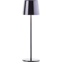 Brilliant LED-Akku-Tischleuchte Xaana, 4W, 300lm, CCT, schwarz-chrom