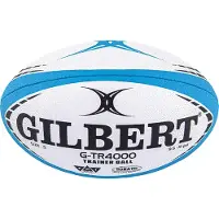 Gilbert Blau/Weiß Rugbyball - Größe 4