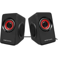 Mars Gaming MS1, Kabelgebunden, 10 W, 60 - 20000 Hz, Schwarz, Rot