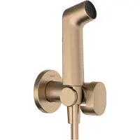 Hansgrohe Handbrause Bidette S f.Warmwasser m. Schlauch 1250mm und Porter BBR