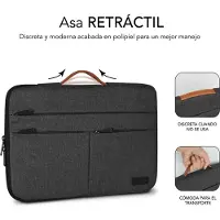Subblim FUNDA PORTATIL AIR PADDING 360 SLEEVE 13,3-14" DARK GREY