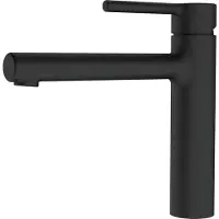 Franke Messing Hochdruck Armatur, Wasserhahn Centro Festauslauf Black matt Obenbedienung 115.0621.613 - inkl.
