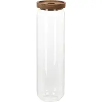 Excellent houseware Voorraadpot - 9 x 30 cm - 1500 ml - Glas - luxe keuken voorr
