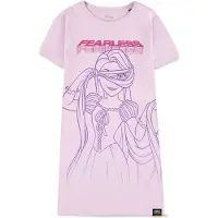 Difuzed Disney Fearless Princess (Kids) - Rapunzel Girls Short Sleeved T-shirt Dress - 134/140