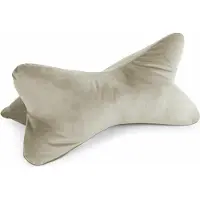 Various Bookiepad Leseknochen Cozy Samt - beige