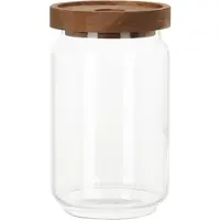 Excellent houseware Glas Vorratsbehälter 700 ml Boho