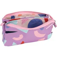 Milan 5-pocket The Fun Animals Special Series Mäppchen Lila Mann Lila One Size
