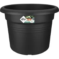 Elho Schwarzer Kunststoff Rundtopf Ø 45 cm