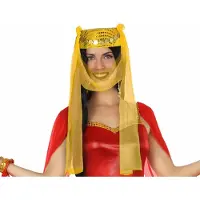 BigBuy Hut Gold Schleier Araber