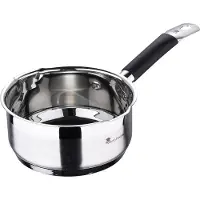 Master Pro Kochtopf 16x7,5cm 1,3l Edelstahl foodies bgmp-1500-bk