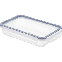 Rotho Kühlschrankdose flach 1 l CLIC & LOCK, Farbe:Transparent