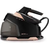 Imetec Evos, 2400 W, 500 g/min, Infinity-Glide-Sohle, 7 bar, Schwarz, Roségold, CE